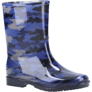 Cotswold Childrens/Kids PVC Galoshes / Navy